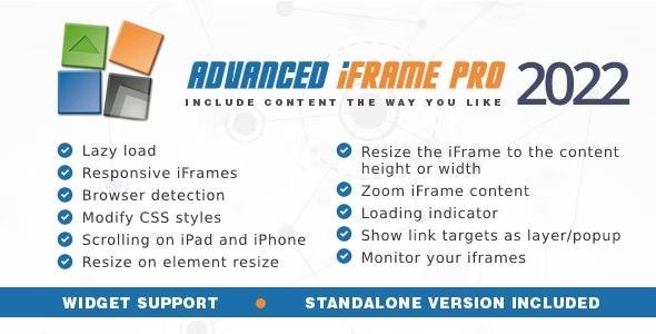 Advanced iFrame Pro 2025.8