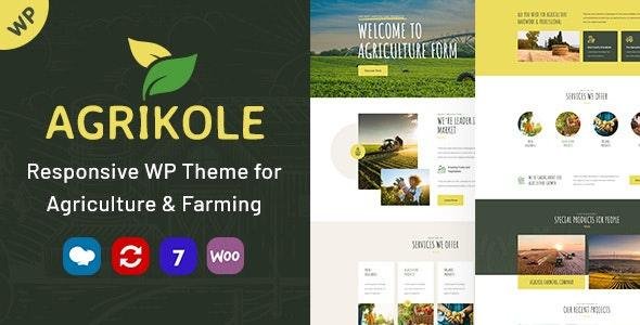 Agrikole Theme | Responsive WordPress Theme