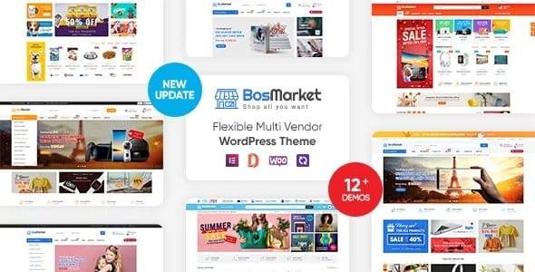 BosMarket – Flexible Multivendor Elementor WooCommerce WordPress Theme (12 Indexes + Mobile Layouts) 2.0.9