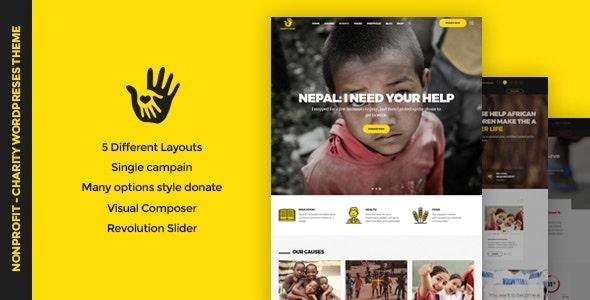 CharityHeart Theme – Charity Responsive WordPress Theme 1.11