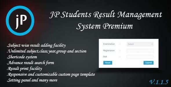 JP Students Result Management System Premium 1.1.7
