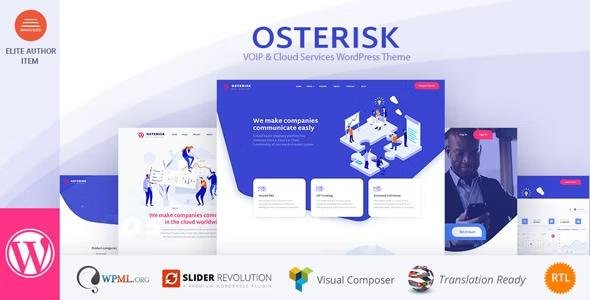 Osterisk Theme VOIP & Cloud Services WordPress Theme 3.0