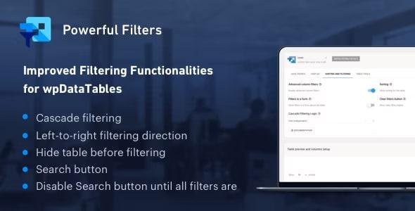Powerful Filters for wpDataTables – Cascade Filter for WordPress Tables 1.4.5