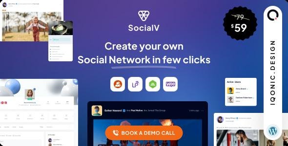 SocialV Theme
