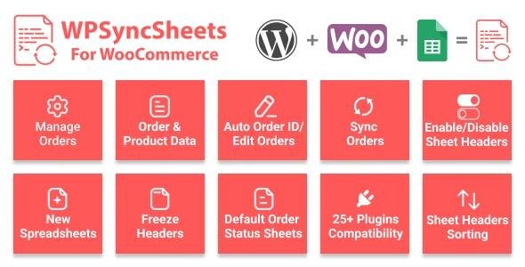 WooCommerce Google Spreadsheet Addon – (Import / Export) 6.9