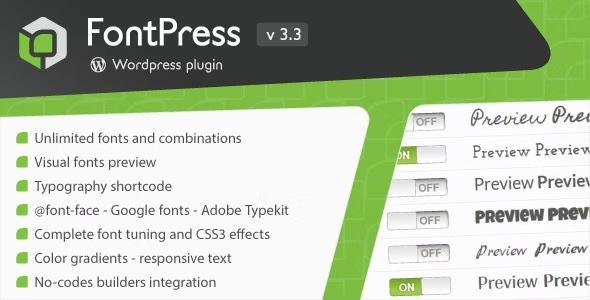 FontPress – WordPress Font Manager 3.4.7