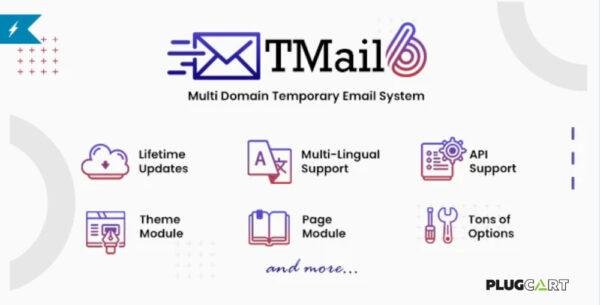 TMail – Multi Domain Temporary Email System 7.7 TMail – Multi Domain Temporary Email System 7.7