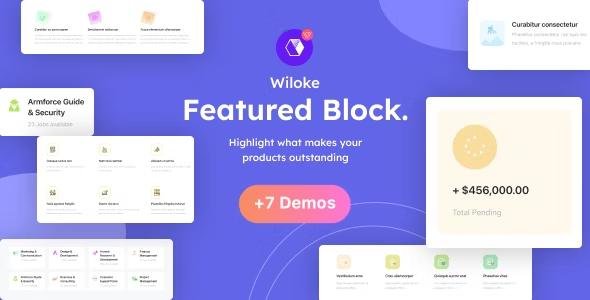 Wiloke Elementor Wiloke Featured Block 1.0.1