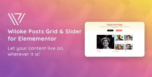 Wiloke Posts Grid & Slider for Elementor 1.0.0