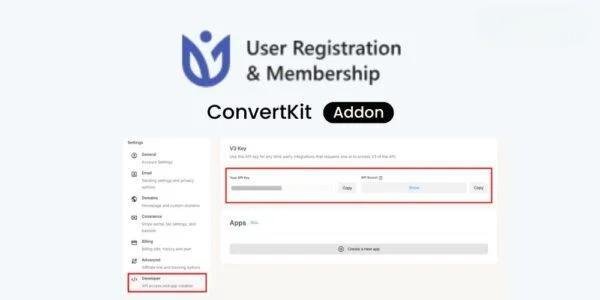 User Registration ConvertKit addon 1.0.1