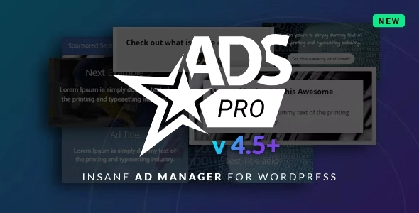 Ads Pro Plugin – Multi-Purpose WordPress Advertising Manager 4.95