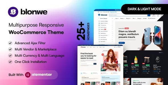 Blonwe Theme – Multipurpose WooCommerce Theme 1.2.9