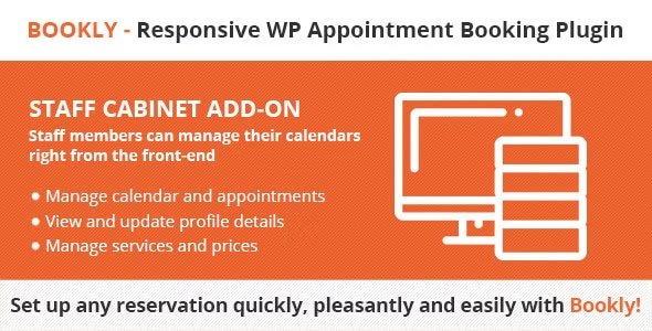 Bookly Staff Cabinet Addon Plugin 5.8