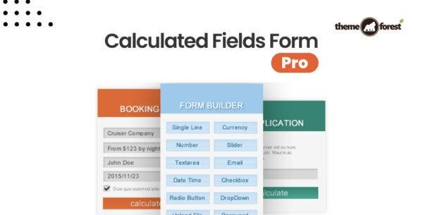 Calculated Fields Form Pro 5.8.63 Calculated Fields Form Pro 5.8.63