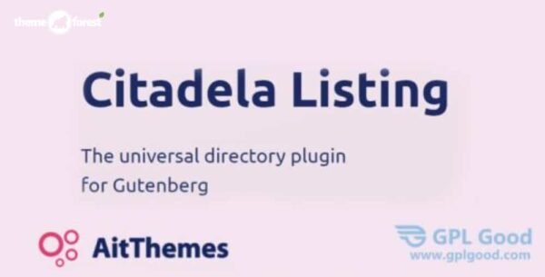 Citadela Listing – The universal directory plugin for Gutenberg 6.2.2