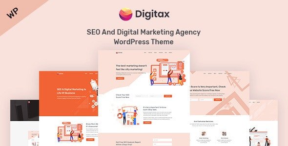 Digitax Theme – SEO & Digital Marketing Agency WordPress Theme 1.2.1