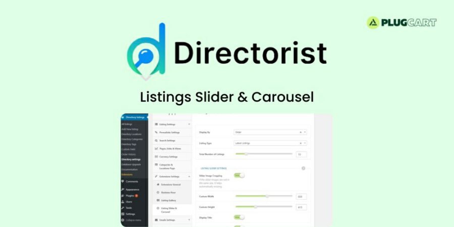 Directorist Listings Slider & Carousel 2.2