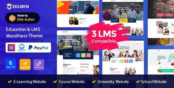 Edubin – Education WordPress Theme 9.5.0