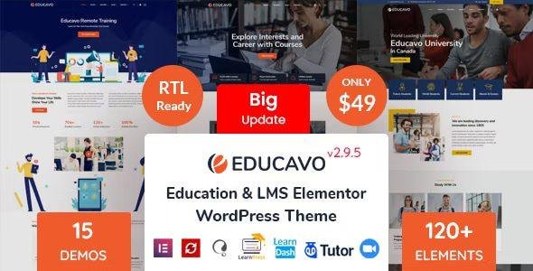 Educavo – Education WordPress Theme 3.3.5