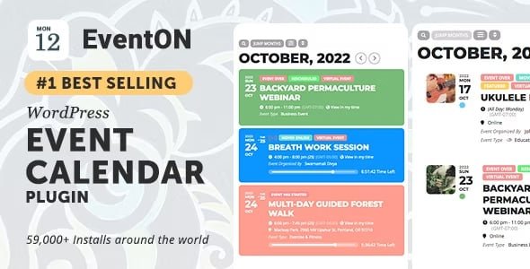EventON – WordPress Virtual Event Calendar Plugin 5.0