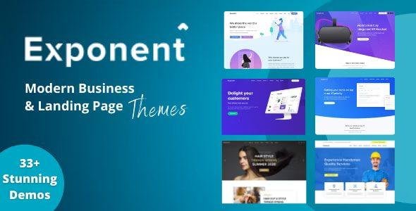 Exponent – Modern Multi-Purpose Business WordPress theme 1.3.1.0