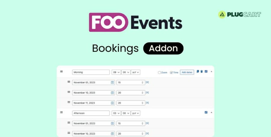 FooEvents Bookings