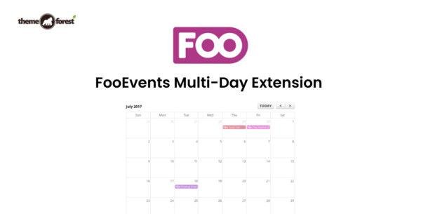 FooEvents Calendar Extension 1.7.10 FooEvents Calendar Extension 1.7.10