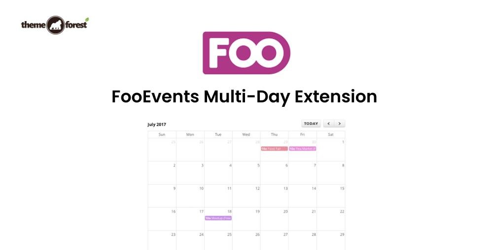 FooEvents Calendar Extension 1.7.10