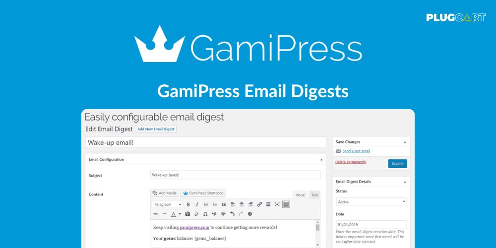 GamiPress Email Digests