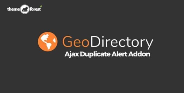 GeoDirectory Ajax Duplicate Alert Addon 2.3.4