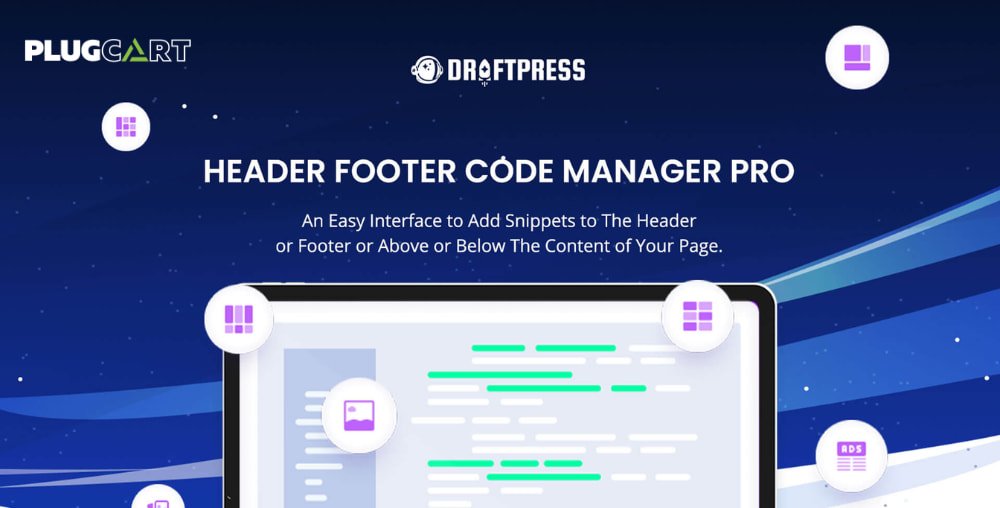 Header Footer Code Manager