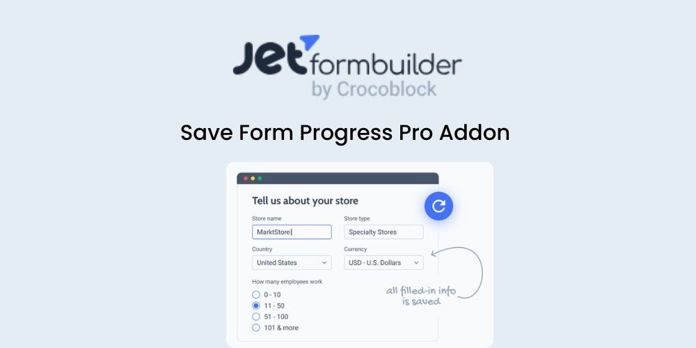 JetFormBuilder Pro Save Form Progress Addon 1.0.11