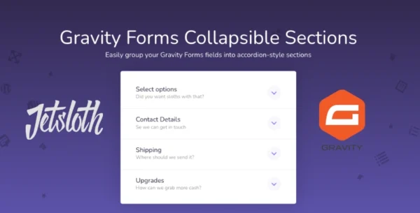 Jetsloth Gravity Forms Collapsible Sections 1.4.1