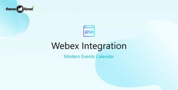 MEC Webex Integration Addon – Modern Events Calendar 1.2.0