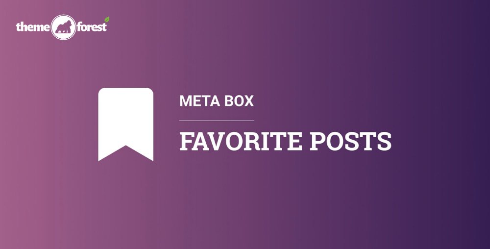 Meta Box Favorite Posts