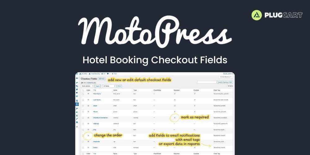 MotoPress Hotel Booking Checkout Fields 1.2.3
