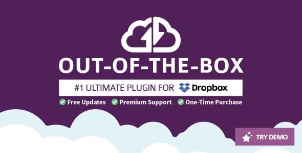 Out-of-the-Box Dropbox plugin for WordPress 3.4.1