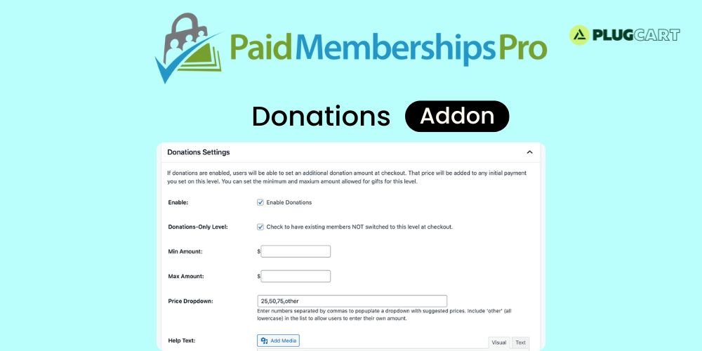 Paid Memberships Pro Donations