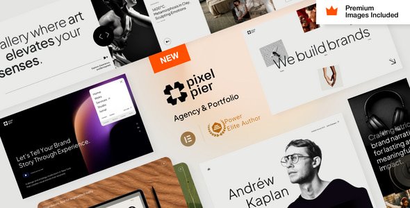 Pixelpiernyc Theme – Portfolio Creative Agency Freelancer WordPress 17.0