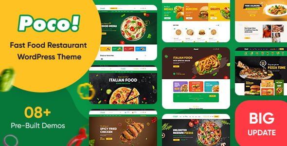 Poco Theme – Fast Food Restaurant WordPress Theme 2.2.6