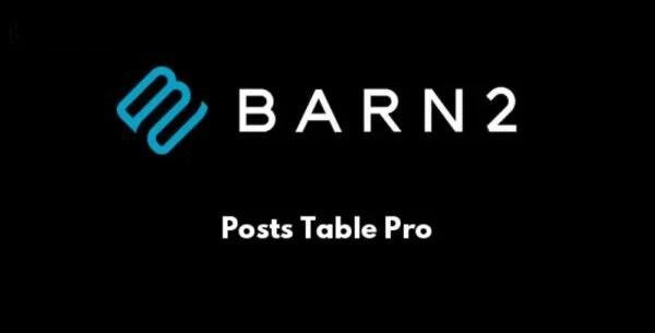 Posts Table Pro