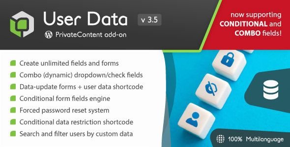PrivateContent User Data add-on 3.6.1