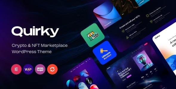 Quirky Theme – NFT, Token & Blockchain WCFM Marketplace WordPress Theme 1.23.0