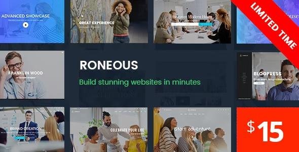 Roneous Theme- Creative Multi-Purpose WordPress Theme 2.1.5