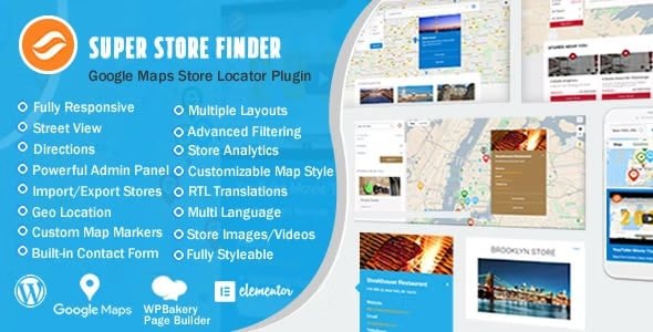 Super Store Finder for WordPress (Google Maps Store Locator) 7.7