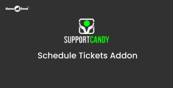 SupportCandy Schedule Tickets Addon 3.0.9 SupportCandy Schedule Tickets Addon 3.0.9