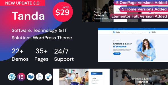 Tanda Theme – IT Solutions WordPress 1.5