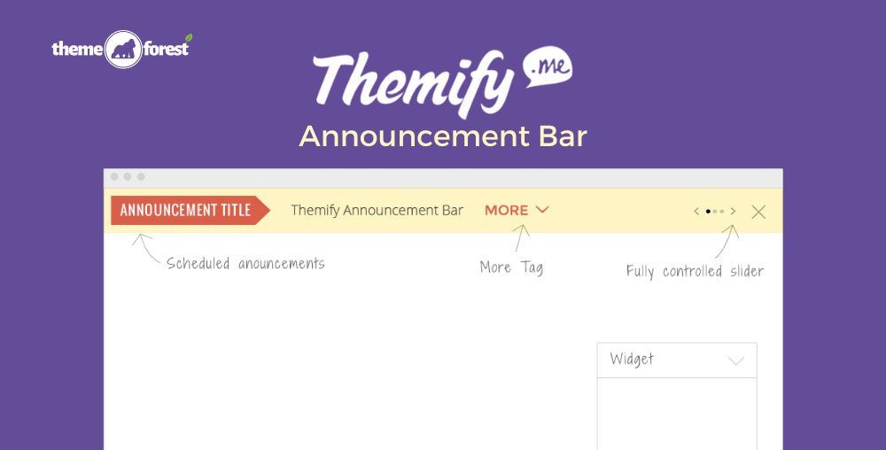 Themify Announcement Bar 2.2.1