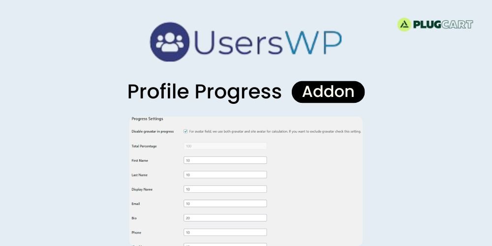 UsersWP Profile Progress Addon 1.2.9