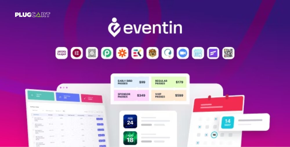 WP Eventin Pro – Event Manager, Event Calendar, Event Tickets for WooCommerce 4.0.32